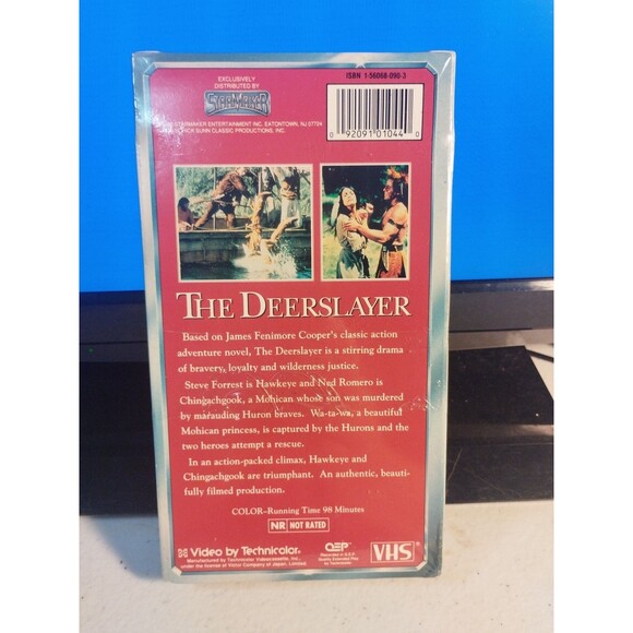 The Deerslayer (1990) VHS Starmaker Brand New Factory Sealed - Picture 2 of 2